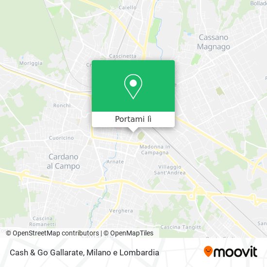 Mappa Cash & Go Gallarate