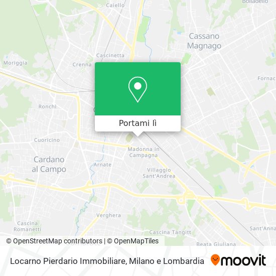 Mappa Locarno Pierdario Immobiliare