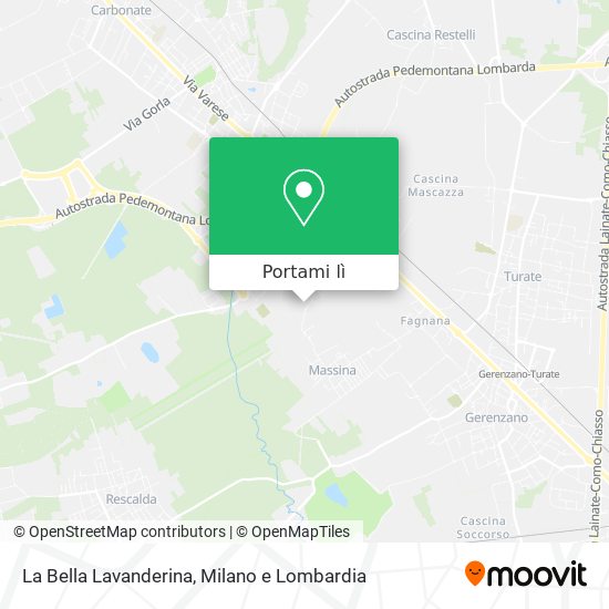 Mappa La Bella Lavanderina