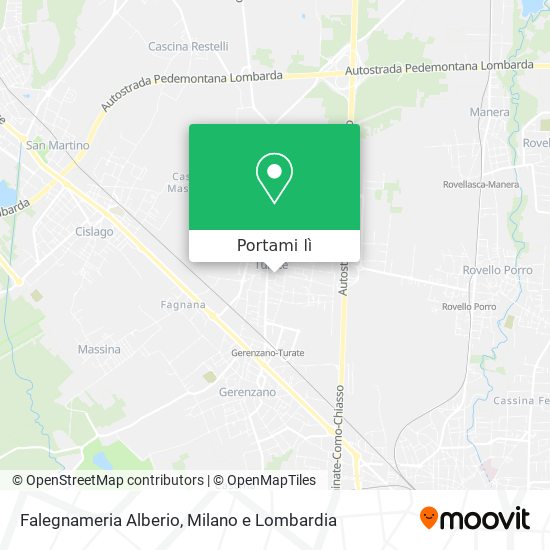 Mappa Falegnameria Alberio