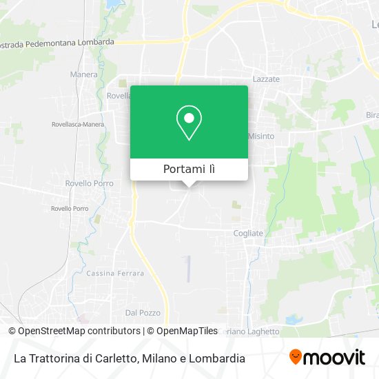 Mappa La Trattorina di Carletto