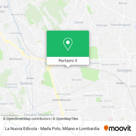 Mappa La Nuova Edicola - Meda Polo