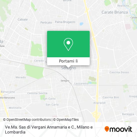Mappa Ve.Ma. Sas di Vergani Annamaria e C.