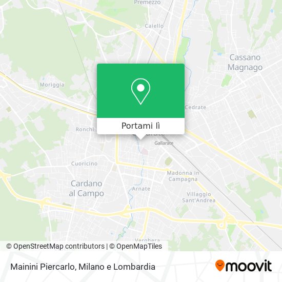 Mappa Mainini Piercarlo