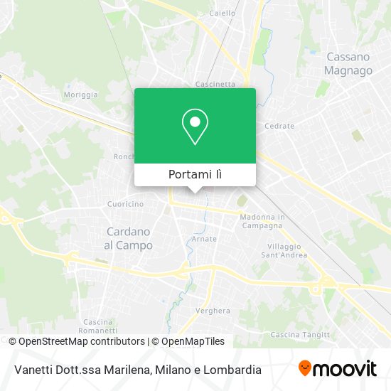Mappa Vanetti Dott.ssa Marilena