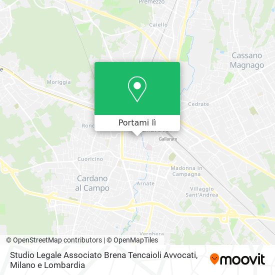 Mappa Studio Legale Associato Brena Tencaioli Avvocati