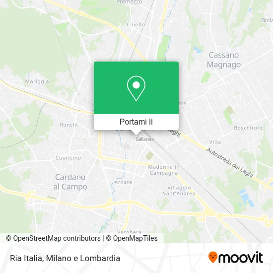 Mappa Ria Italia