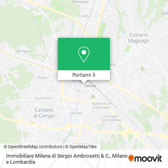 Mappa Immobiliare Milena di Sergio Ambrosetti & C.