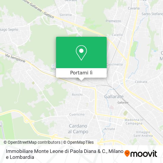 Mappa Immobiliare Monte Leone di Paola Diana & C.