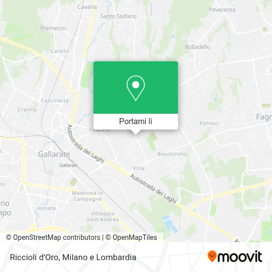 Mappa Riccioli d'Oro