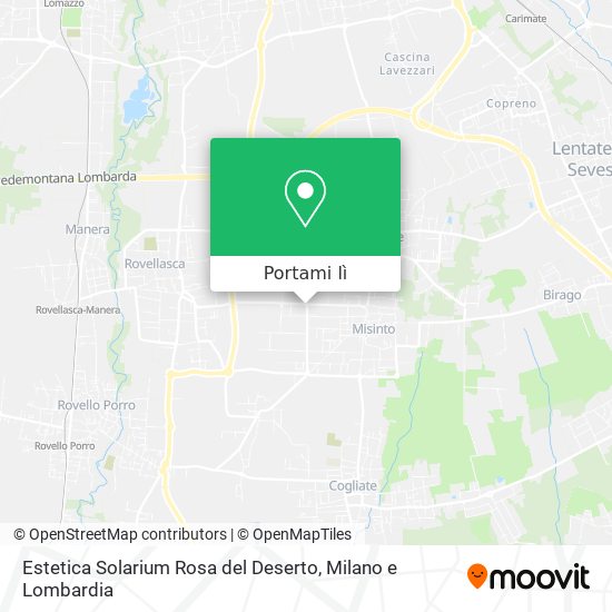 Mappa Estetica Solarium Rosa del Deserto