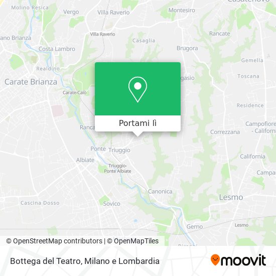 Mappa Bottega del Teatro