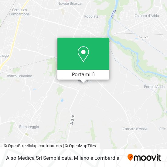 Mappa Also Medica Srl Semplificata