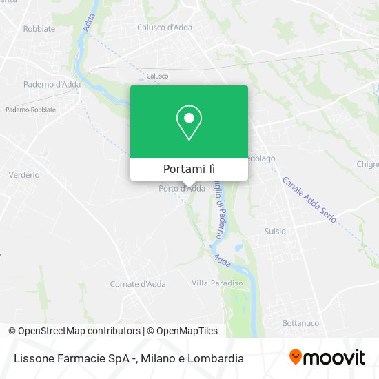 Mappa Lissone Farmacie SpA -