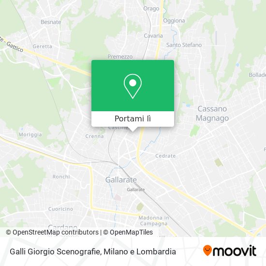 Mappa Galli Giorgio Scenografie