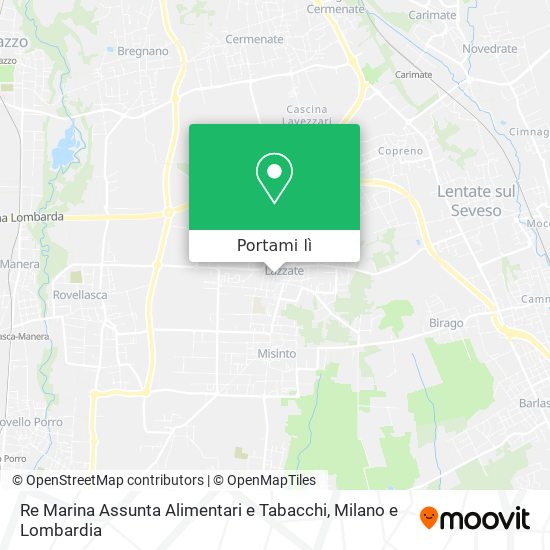 Mappa Re Marina Assunta Alimentari e Tabacchi
