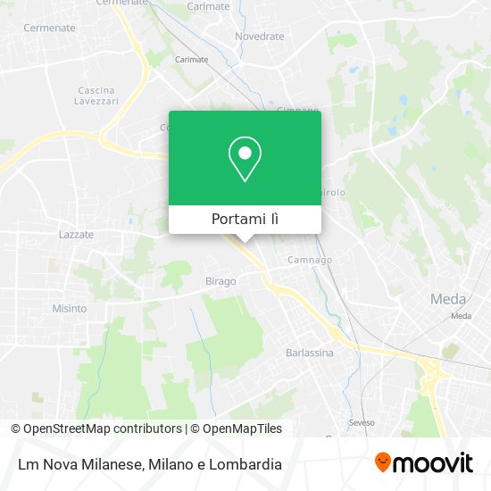 Mappa Lm Nova Milanese