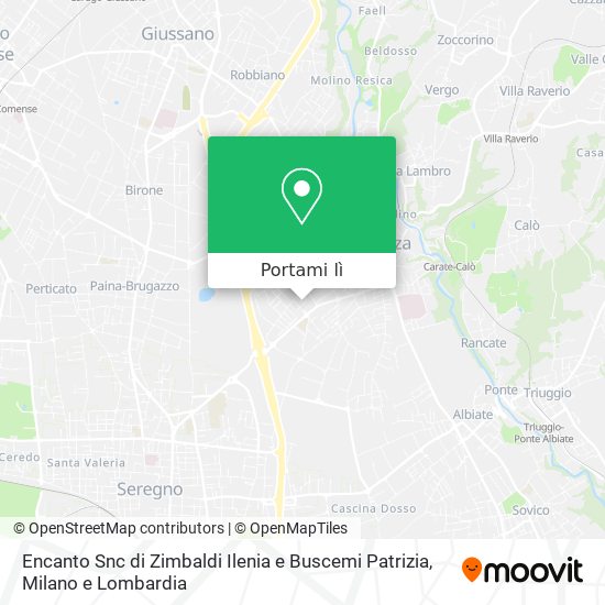 Mappa Encanto Snc di Zimbaldi Ilenia e Buscemi Patrizia