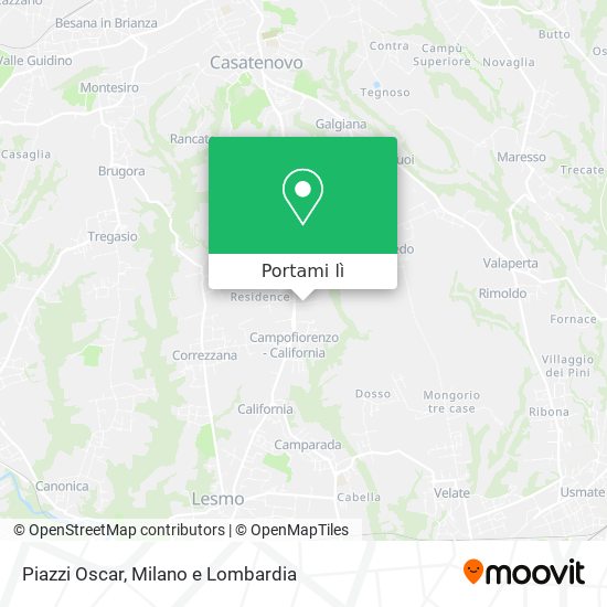 Mappa Piazzi Oscar