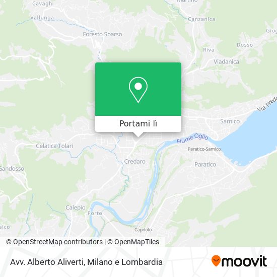 Mappa Avv. Alberto Aliverti
