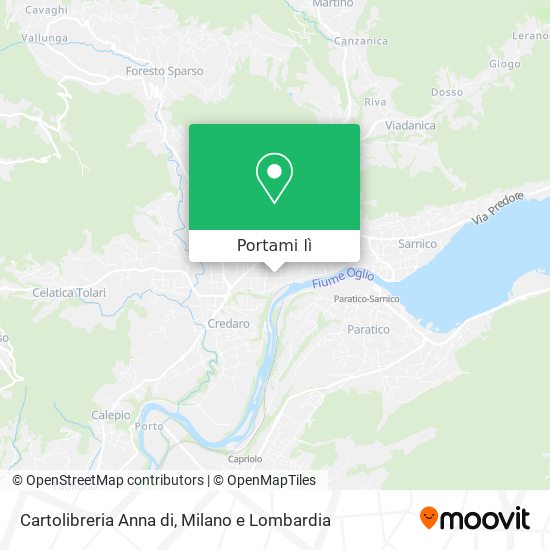 Mappa Cartolibreria Anna di
