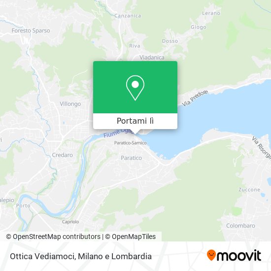 Come arrivare a Ottica Vediamoci a Paratico con Bus?