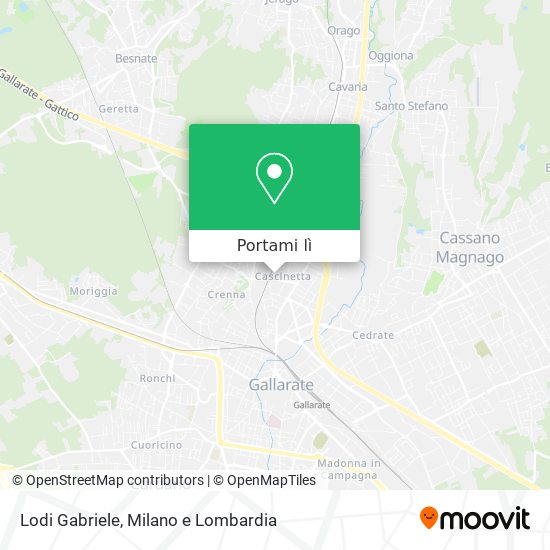 Mappa Lodi Gabriele