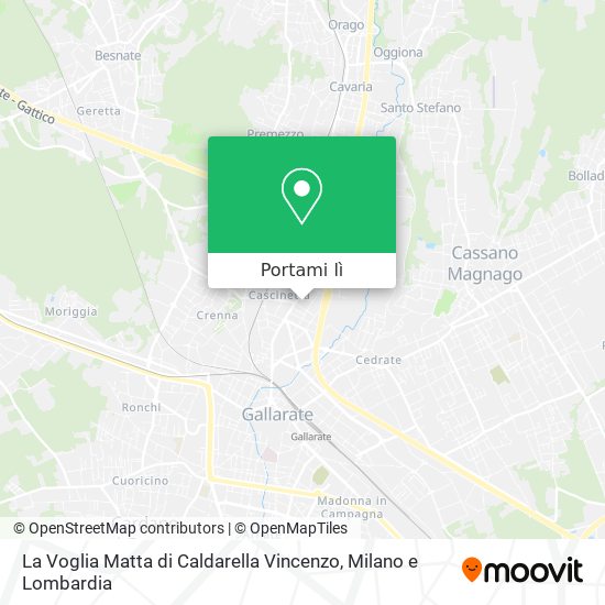 Mappa La Voglia Matta di Caldarella Vincenzo
