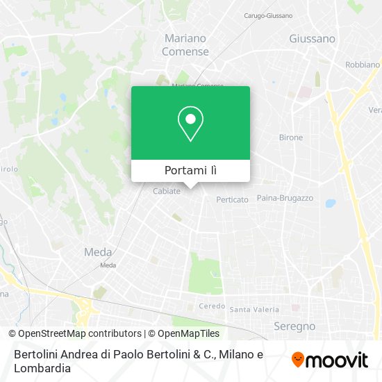 Mappa Bertolini Andrea di Paolo Bertolini & C.