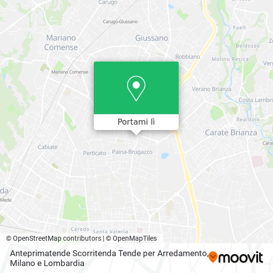 Mappa Anteprimatende Scorritenda Tende per Arredamento