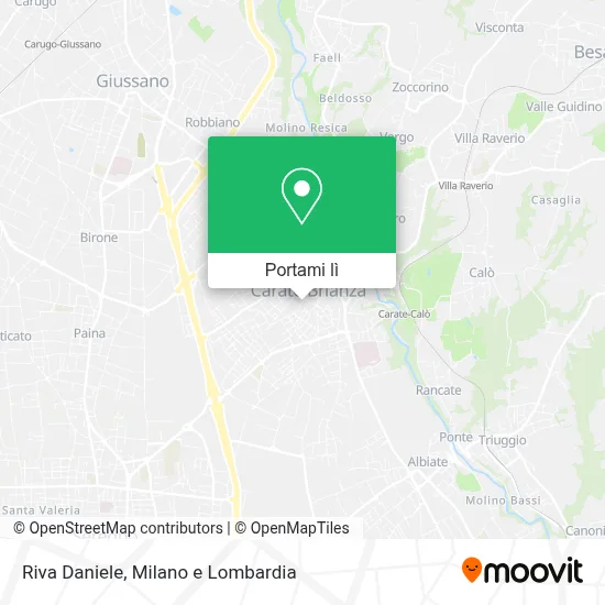 Mappa Riva Daniele