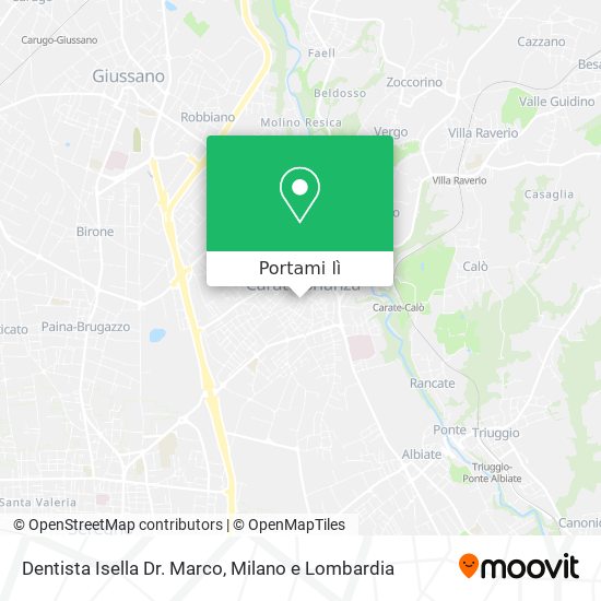Mappa Dentista Isella Dr. Marco