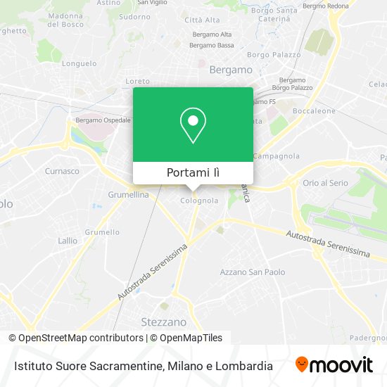 Mappa Istituto Suore Sacramentine