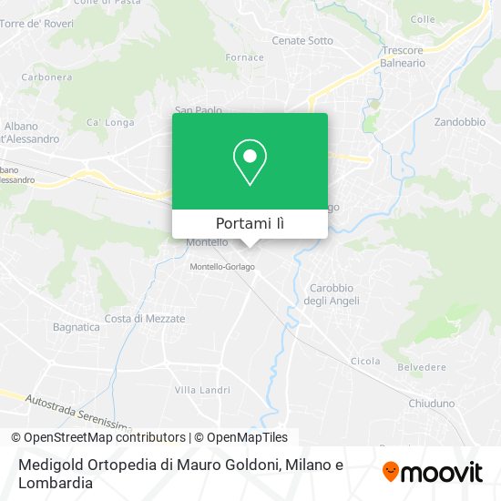 Mappa Medigold Ortopedia di Mauro Goldoni