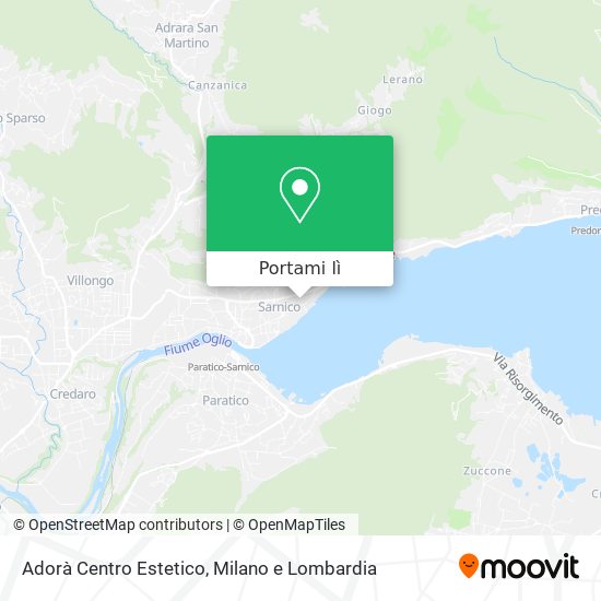 Mappa Adorà Centro Estetico