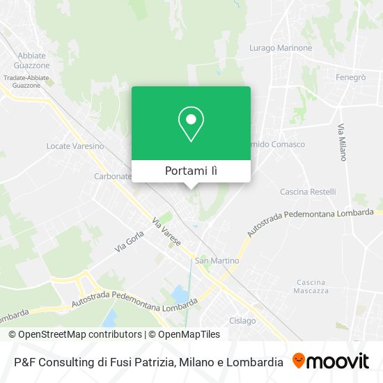 Mappa P&F Consulting di Fusi Patrizia