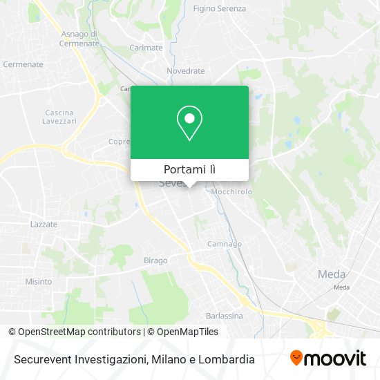 Mappa Securevent Investigazioni