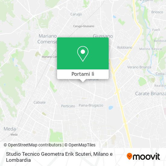 Mappa Studio Tecnico Geometra Erik Scuteri