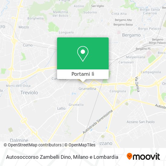 Mappa Autosoccorso Zambelli Dino