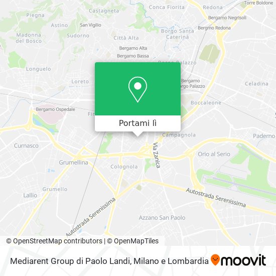 Mappa Mediarent Group di Paolo Landi