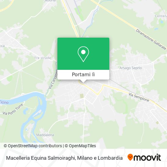 Mappa Macelleria Equina Salmoiraghi