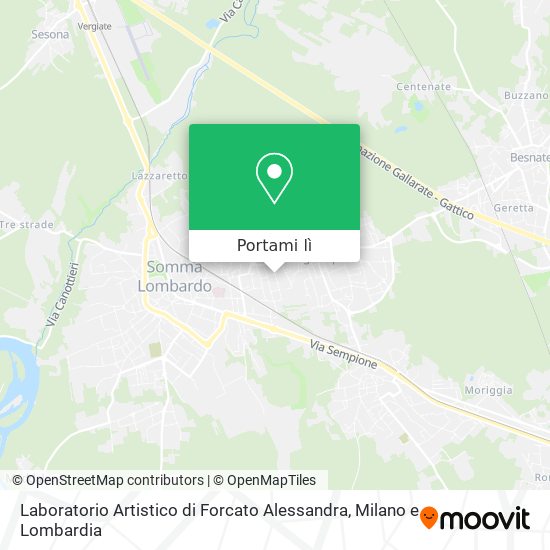 Mappa Laboratorio Artistico di Forcato Alessandra