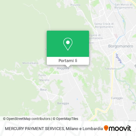 Mappa MERCURY PAYMENT SERVICES