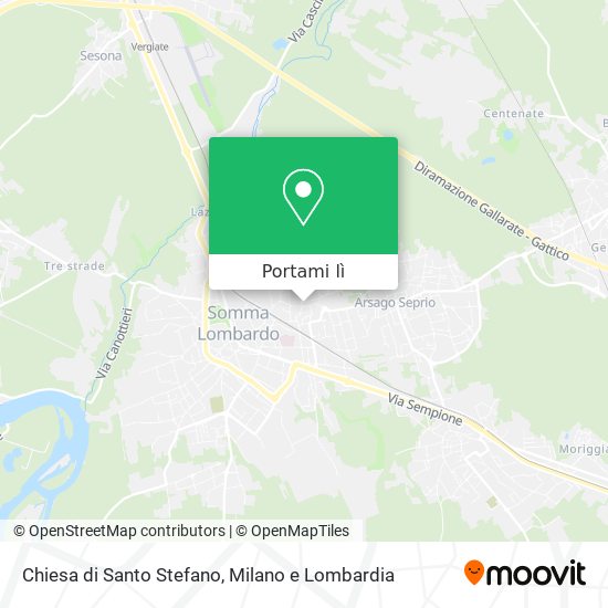 Mappa Chiesa di Santo Stefano
