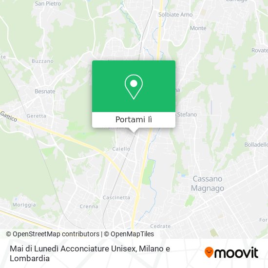 Mappa Mai di Lunedì Acconciature Unisex