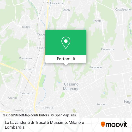 Mappa La Lavanderia di Trasatti Massimo