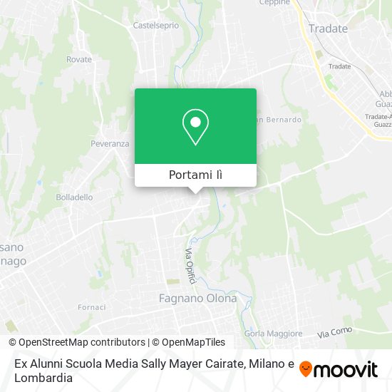 Mappa Ex Alunni Scuola Media Sally Mayer Cairate