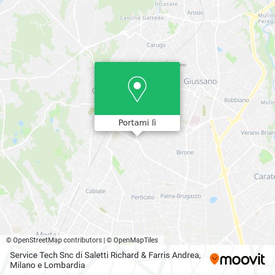 Mappa Service Tech Snc di Saletti Richard & Farris Andrea