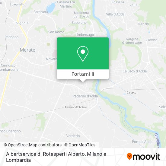Mappa Albertservice di Rotasperti Alberto