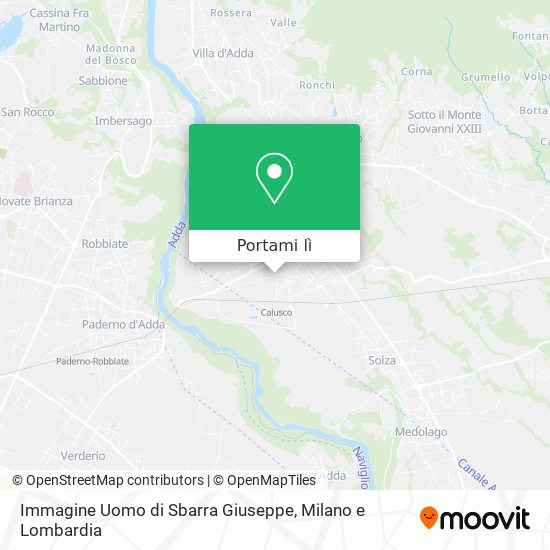 Mappa Immagine Uomo di Sbarra Giuseppe